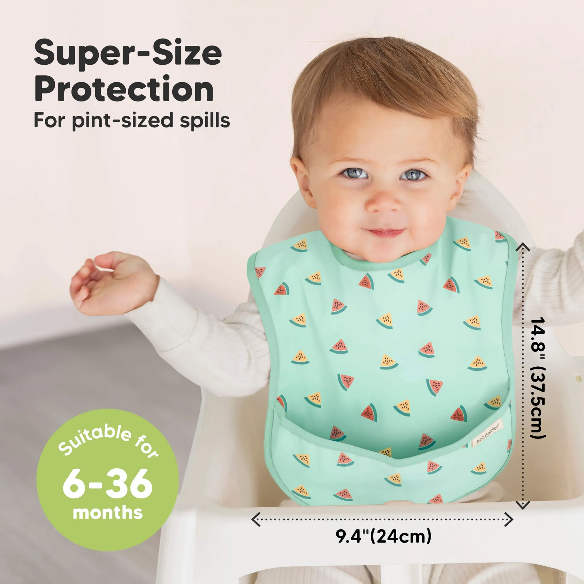 3-Pack Presto Waterproof Bibs (Beach Day)
