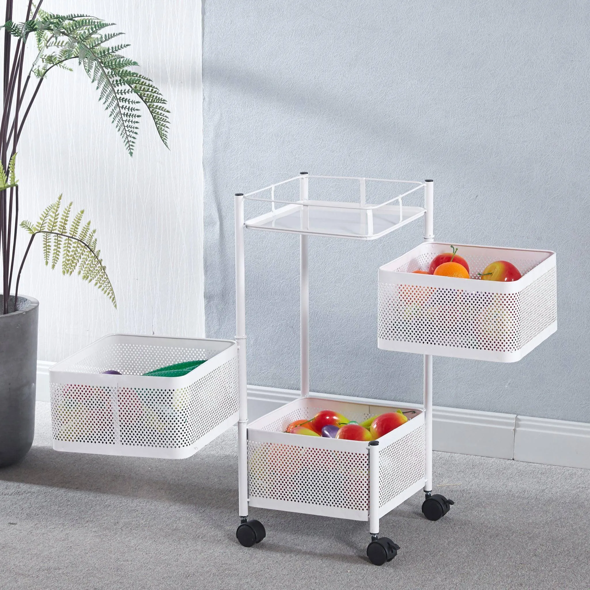 3 Tier Cubic Storage Cart 	 SF-105