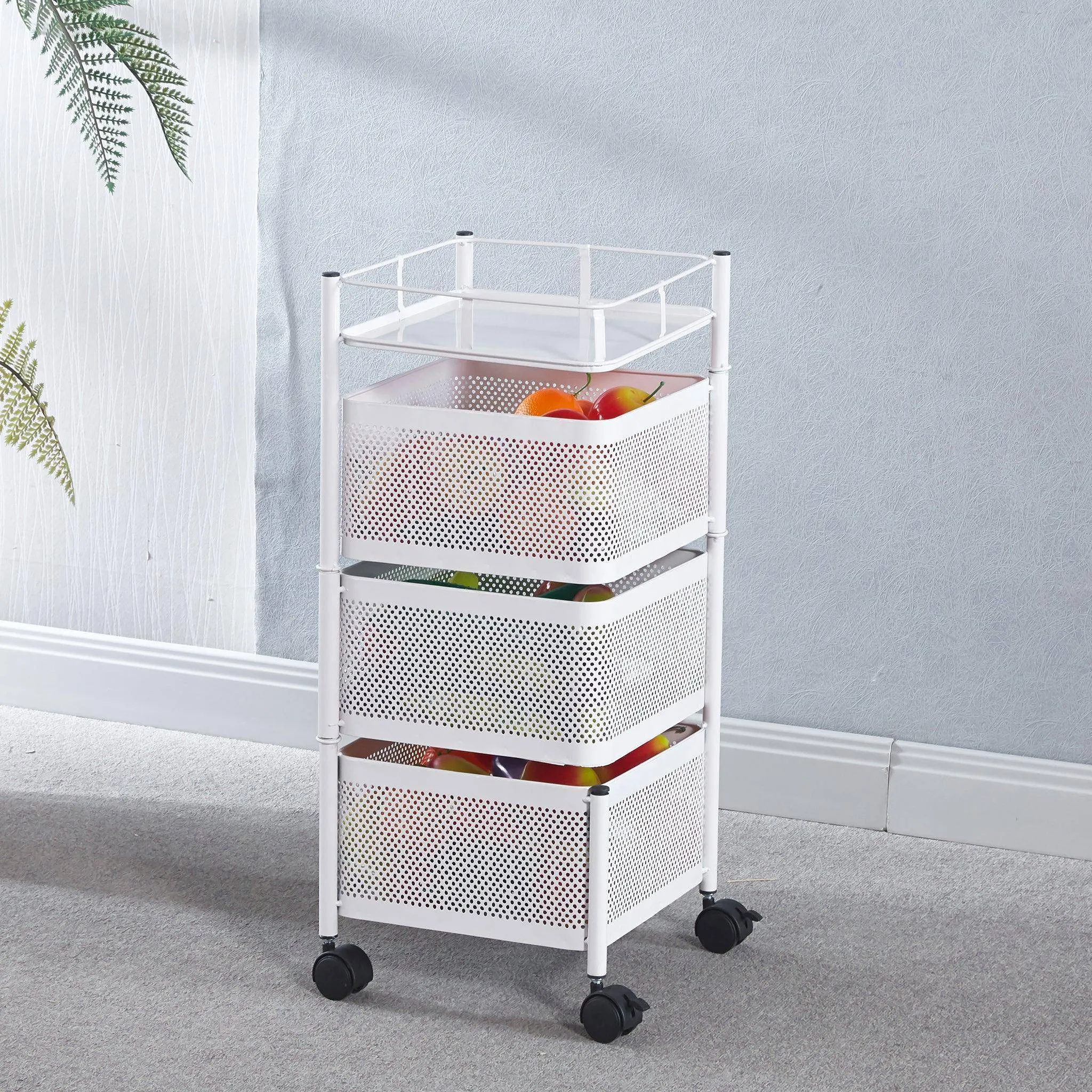 3 Tier Cubic Storage Cart 	 SF-105