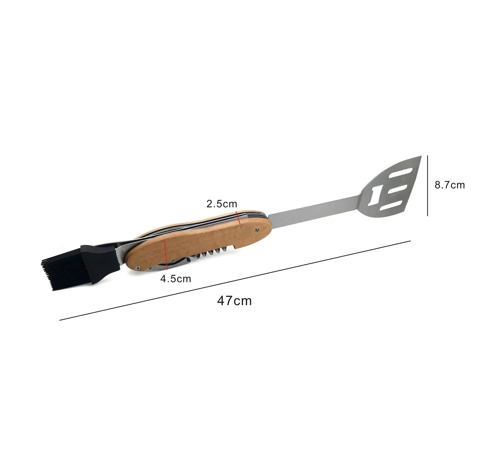 5-in-1 Foldable Portable Barbecue Tools