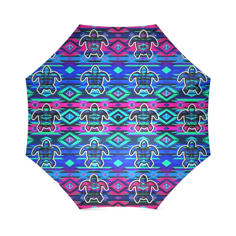 Adobe Sunset Turtle Foldable Umbrella