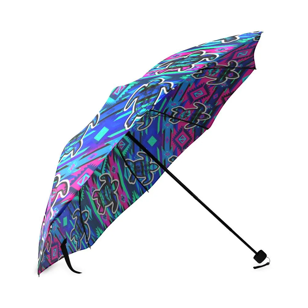 Adobe Sunset Turtle Foldable Umbrella