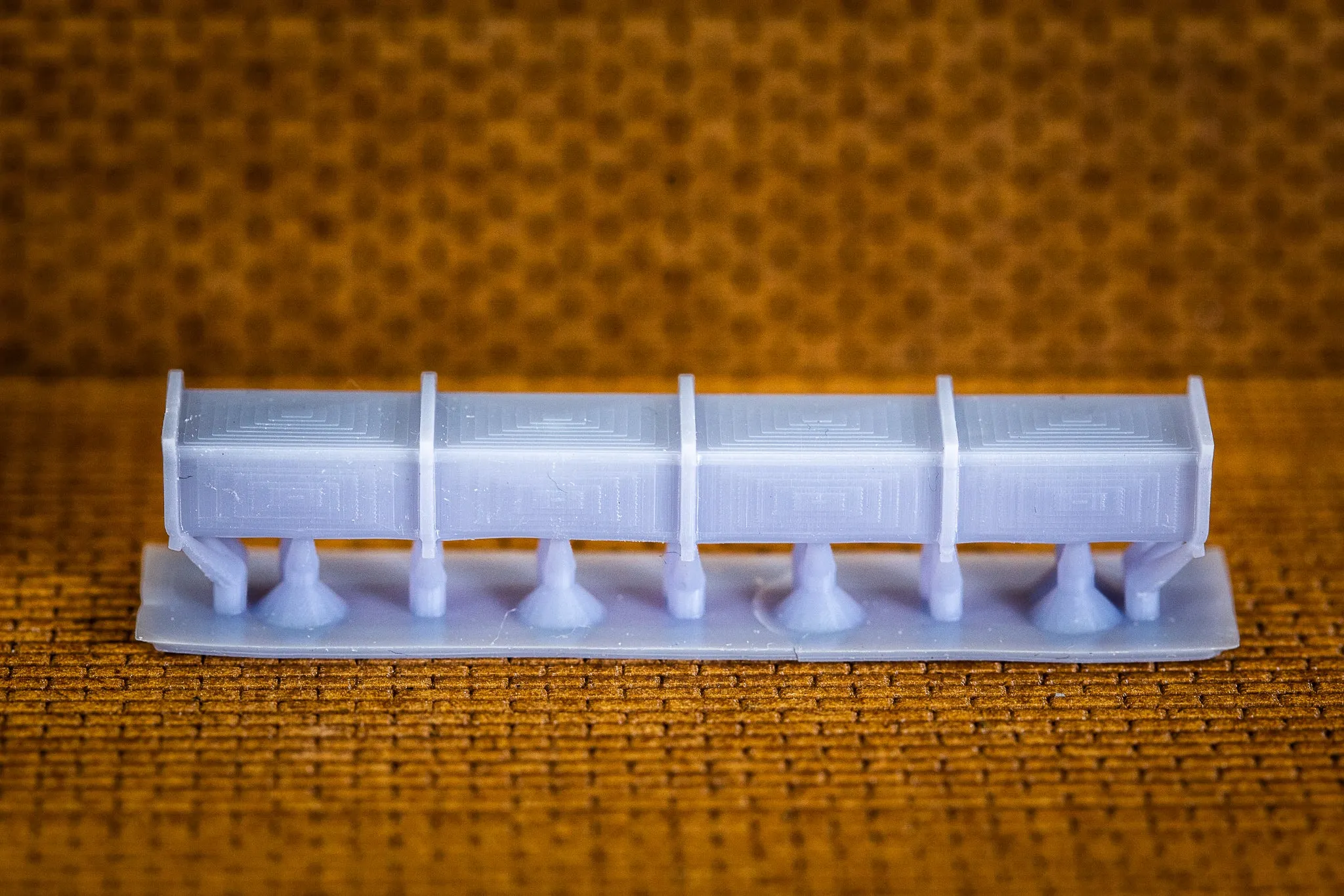 Air conditioner duct 4 section 48L 8w 6h - HO Scale