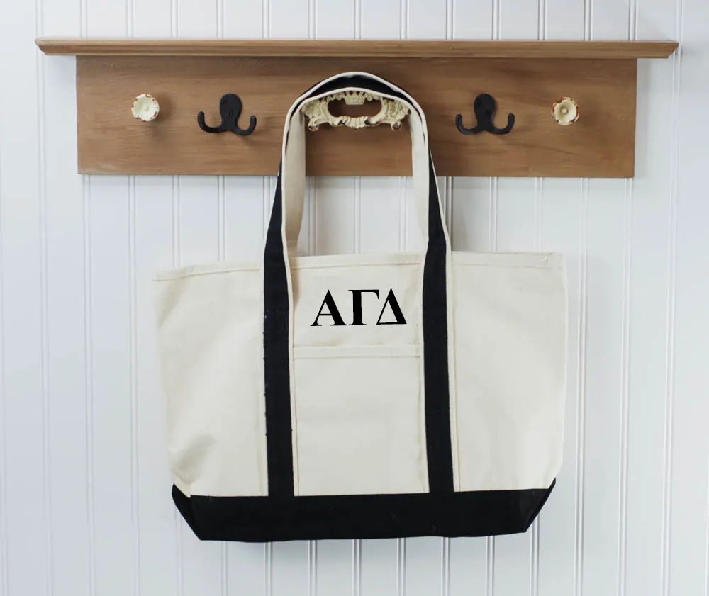 Alpha Gamma Delta Boat Tote