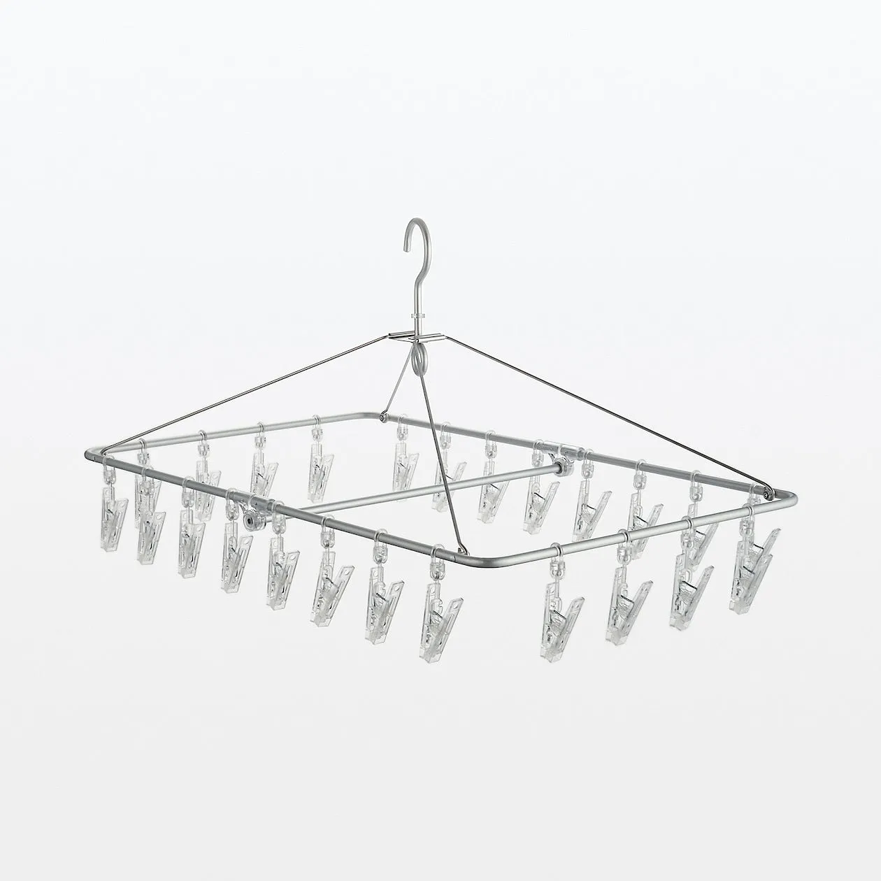 Aluminium Square Hanger - 24 Pegs