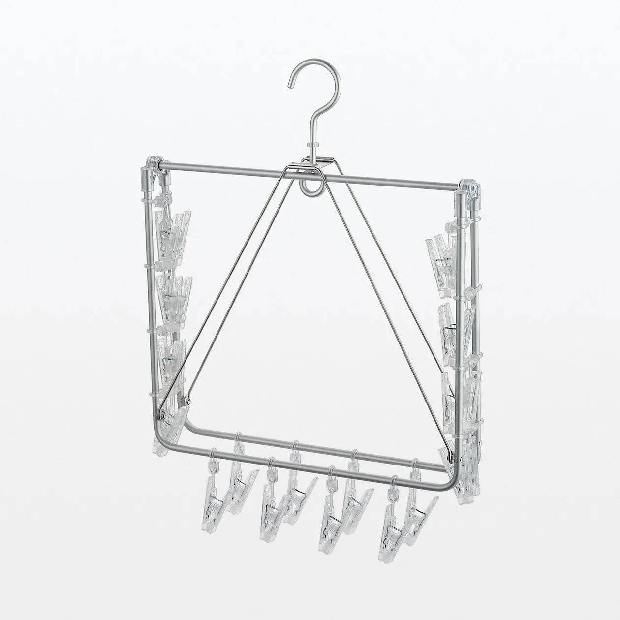 Aluminium Square Hanger - 24 Pegs