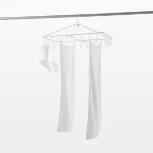 Aluminium Square Hanger - 24 Pegs