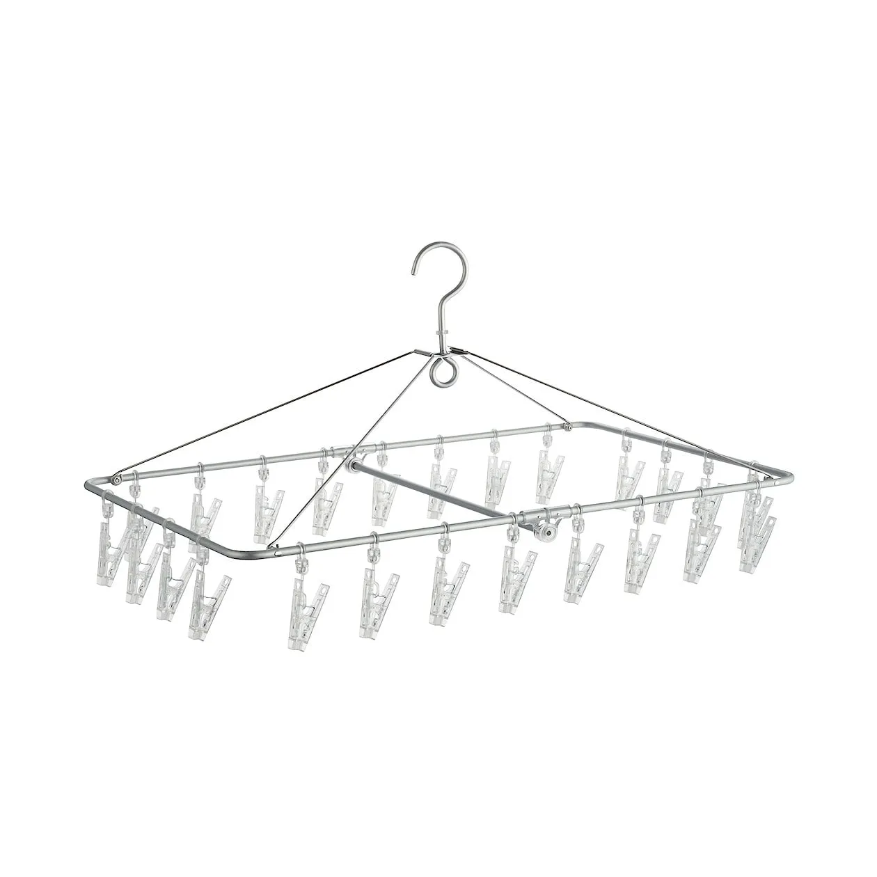 Aluminium Square Hanger - 24 Pegs