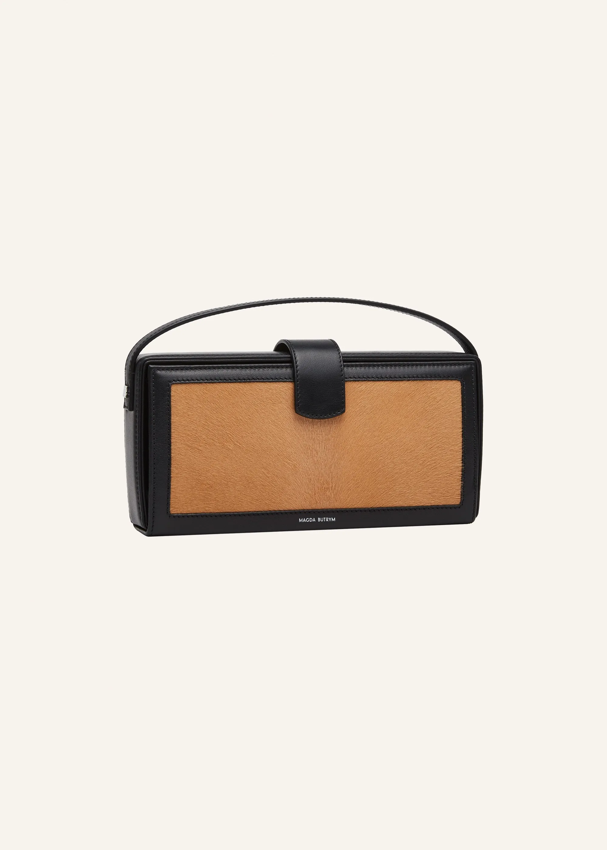Apolonia bag in black pony hair