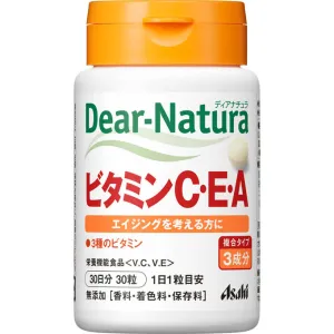 Asahi Group Foods Co., Ltd. Dear-Natura Vitamin C / E / A 30 tablets