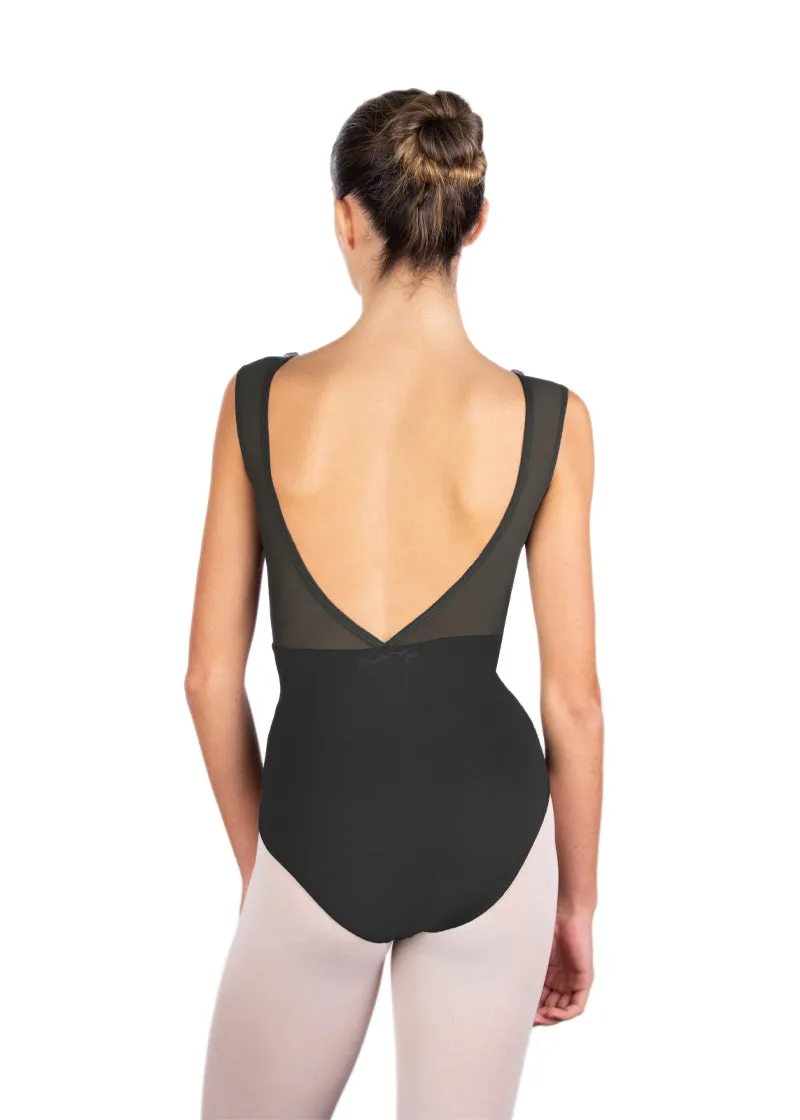 Ballet Rosa "Caprice" Lace-Front V-Back Leotard