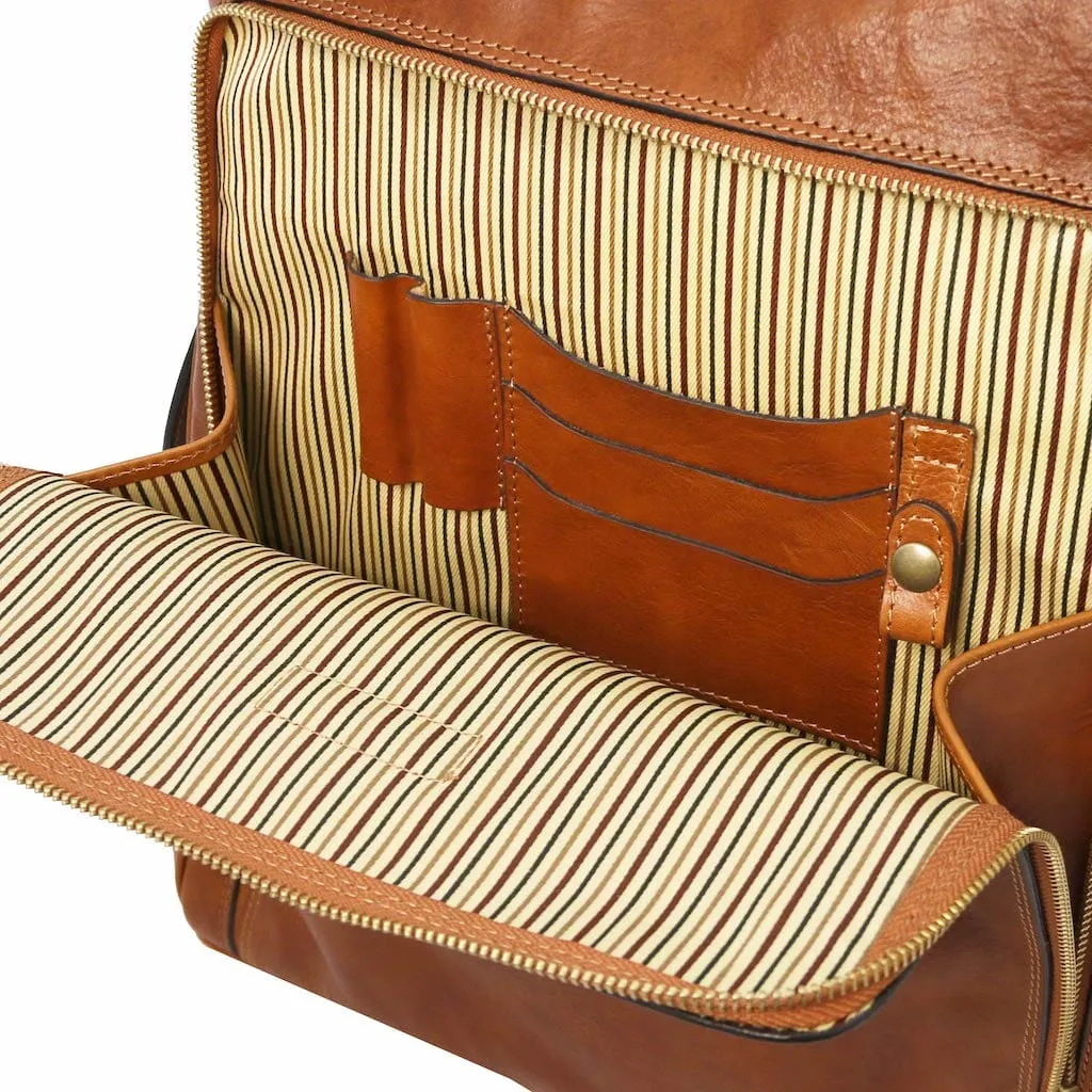 Bangkok - Leather laptop backpack - Large size | TL142336