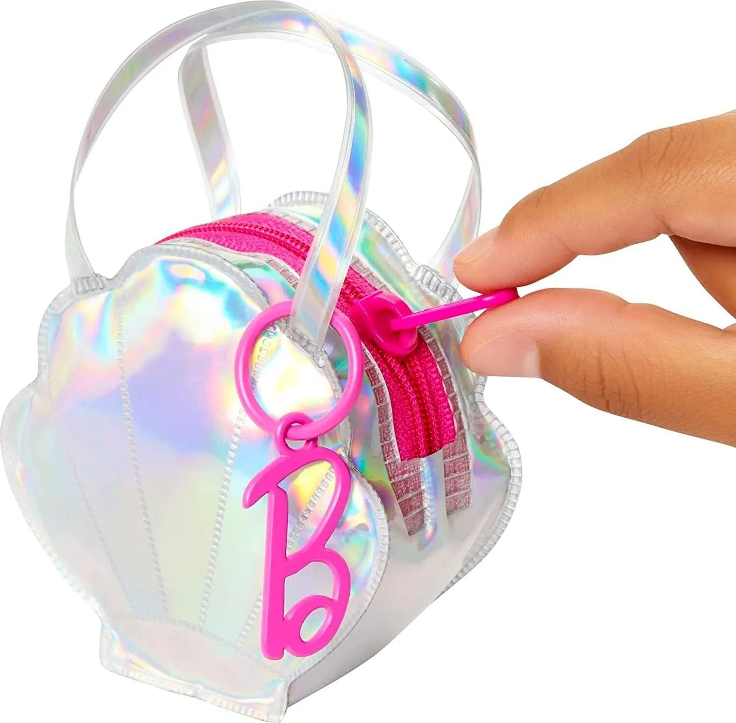 BARBIE FASHION ACCESSORIES - BEACH OUTFIT AND BAG WITH 5 SURPRISES