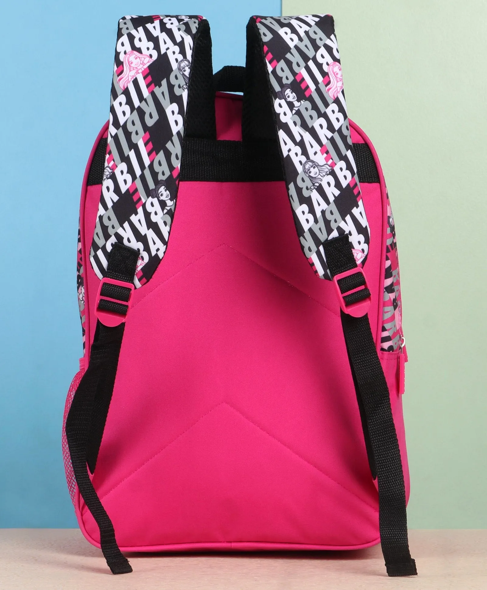 Barbie Future Is Bright School Bag Pink & Black - 14 Inches
