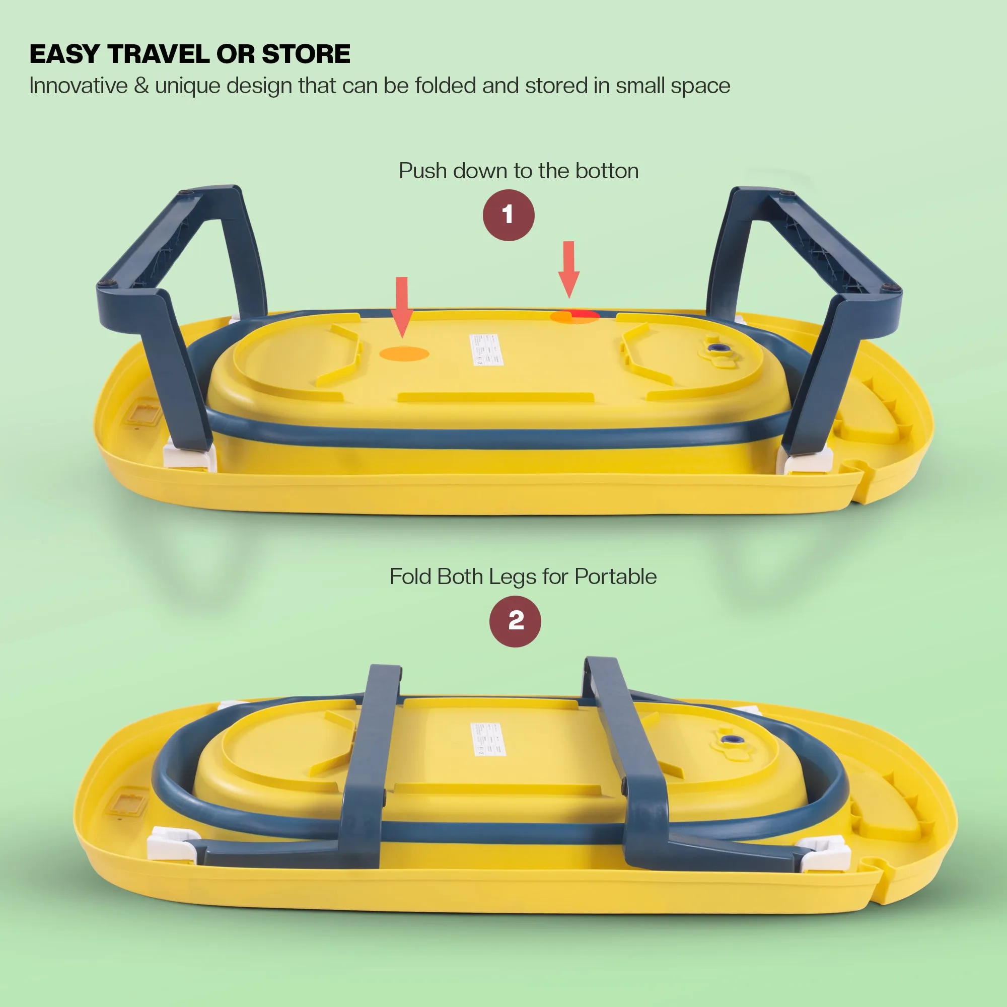 Baybee Avery Foldable Baby Bath Tub for Kids Baby