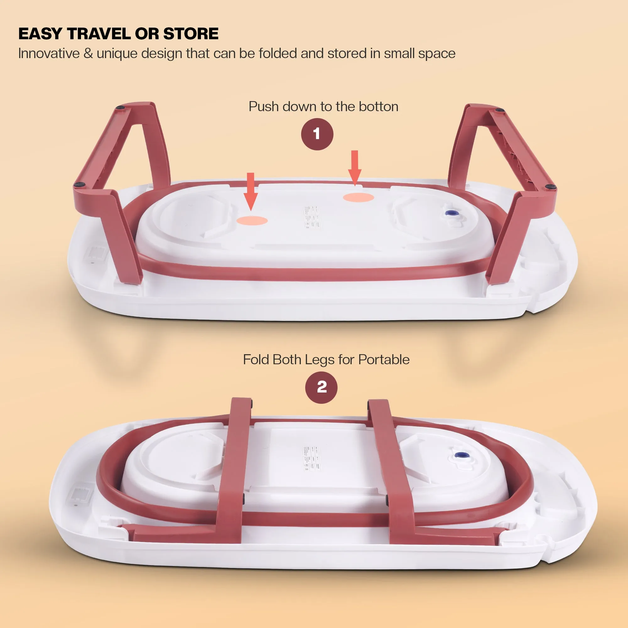Baybee Avery Foldable Baby Bath Tub for Kids Baby