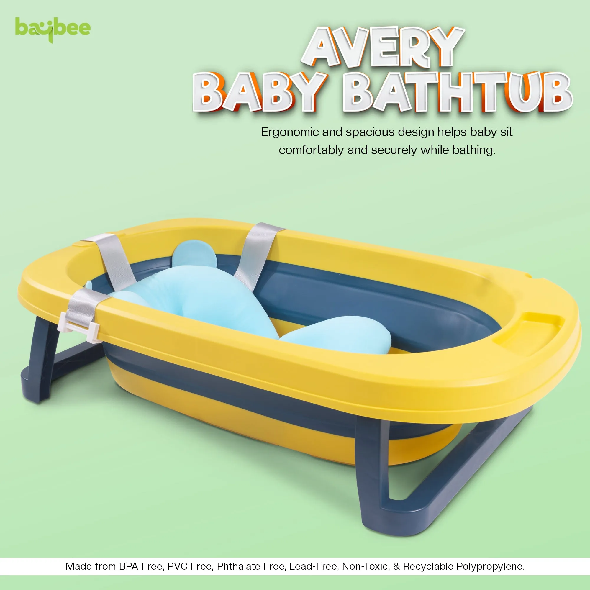 Baybee Avery Foldable Baby Bath Tub for Kids Baby
