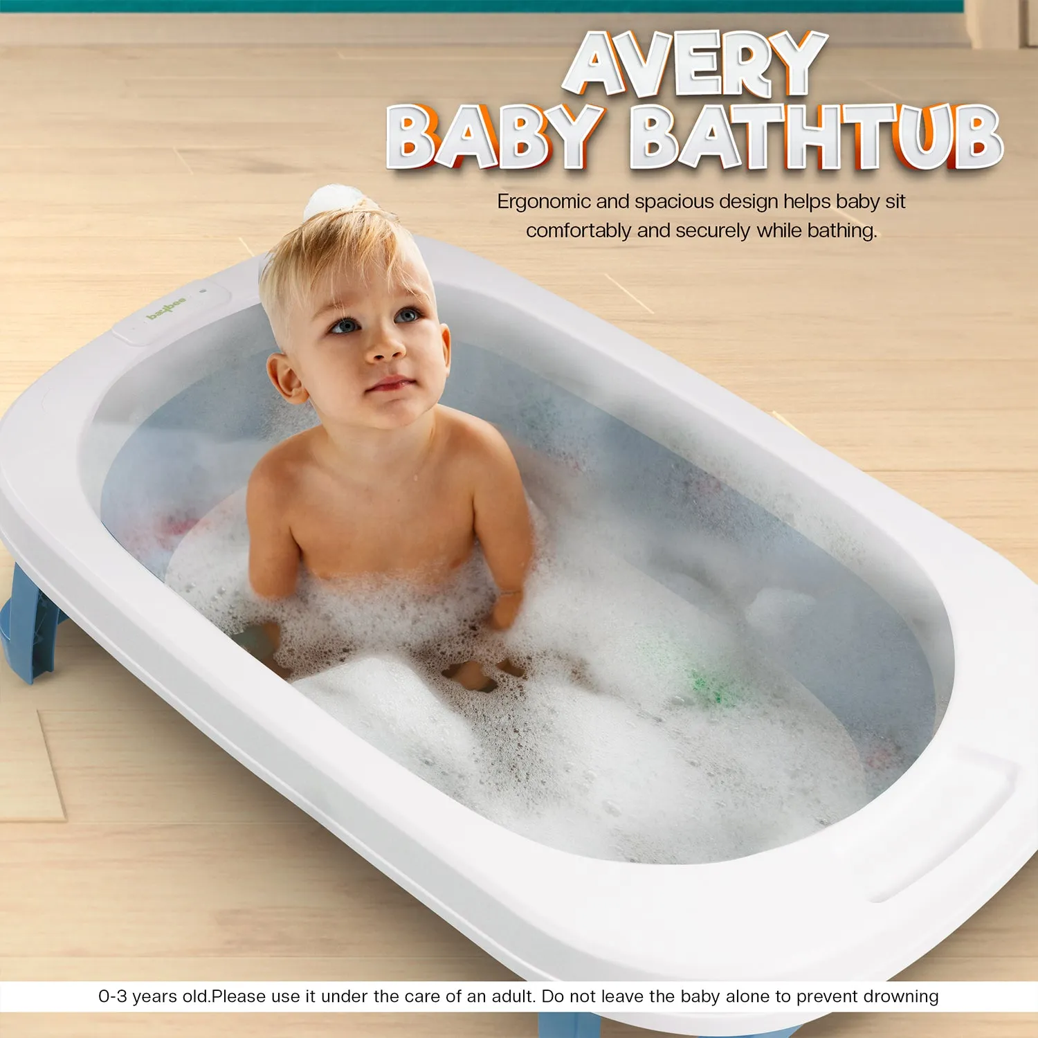 Baybee Avery Foldable Baby Bath Tub for Kids Baby