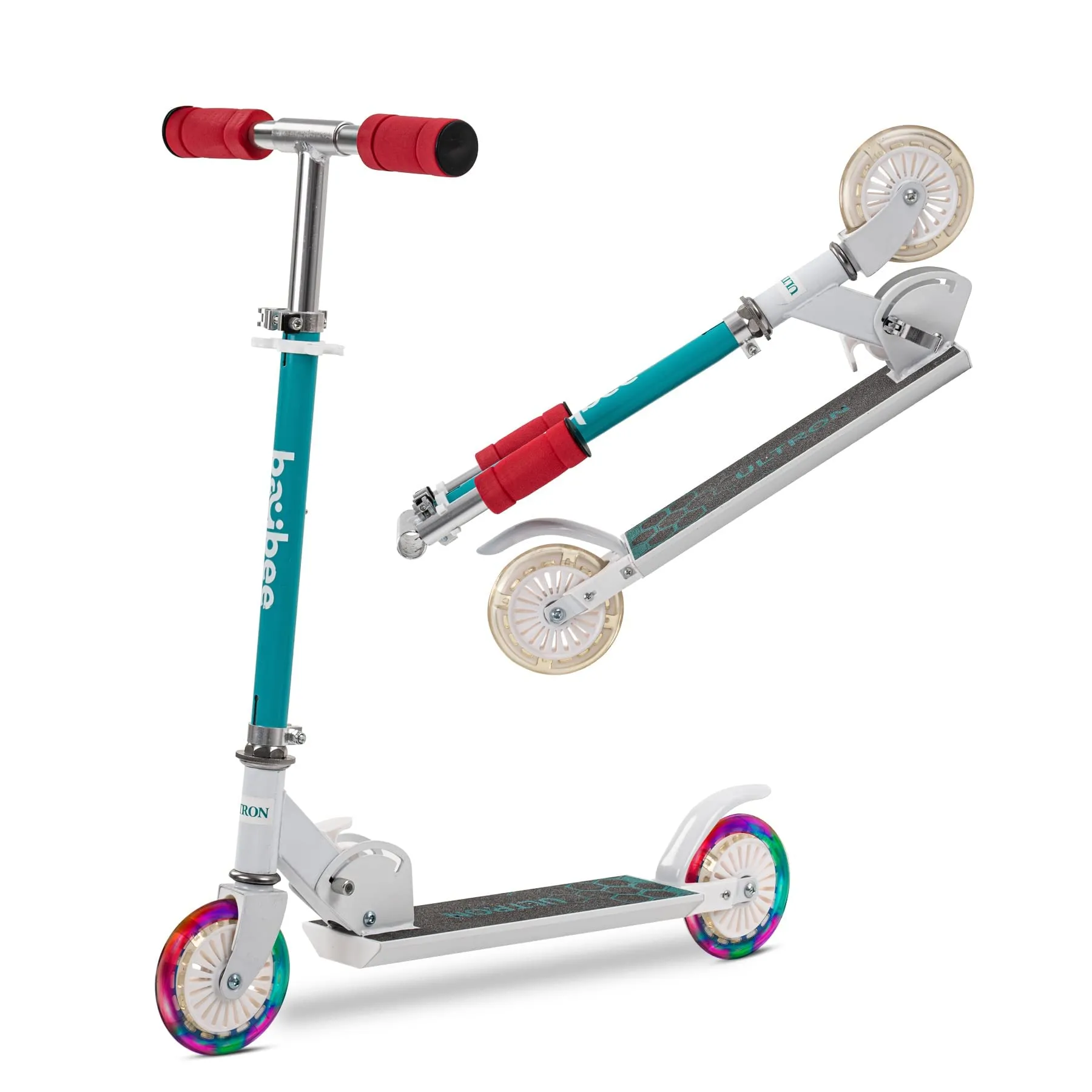 Baybee Ultron 2 Wheel Kids Skate Scooter with Foldable & 4 Height Adjustable Handle