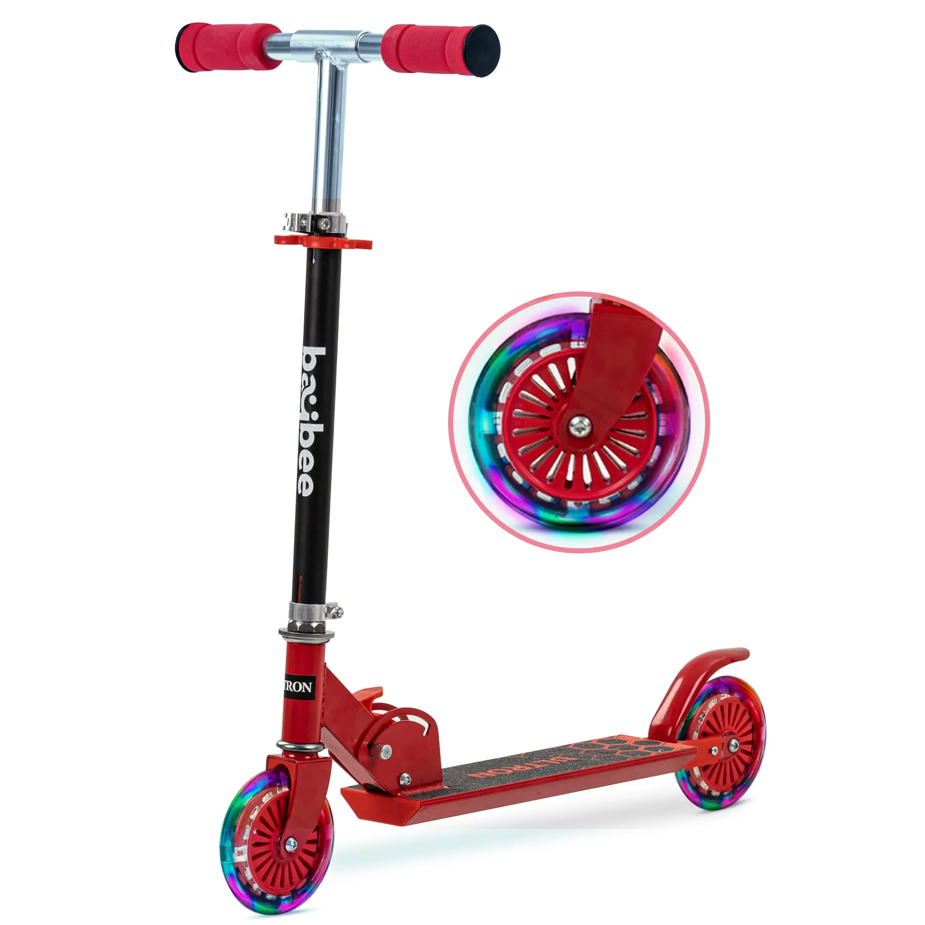 Baybee Ultron 2 Wheel Kids Skate Scooter with Foldable & 4 Height Adjustable Handle