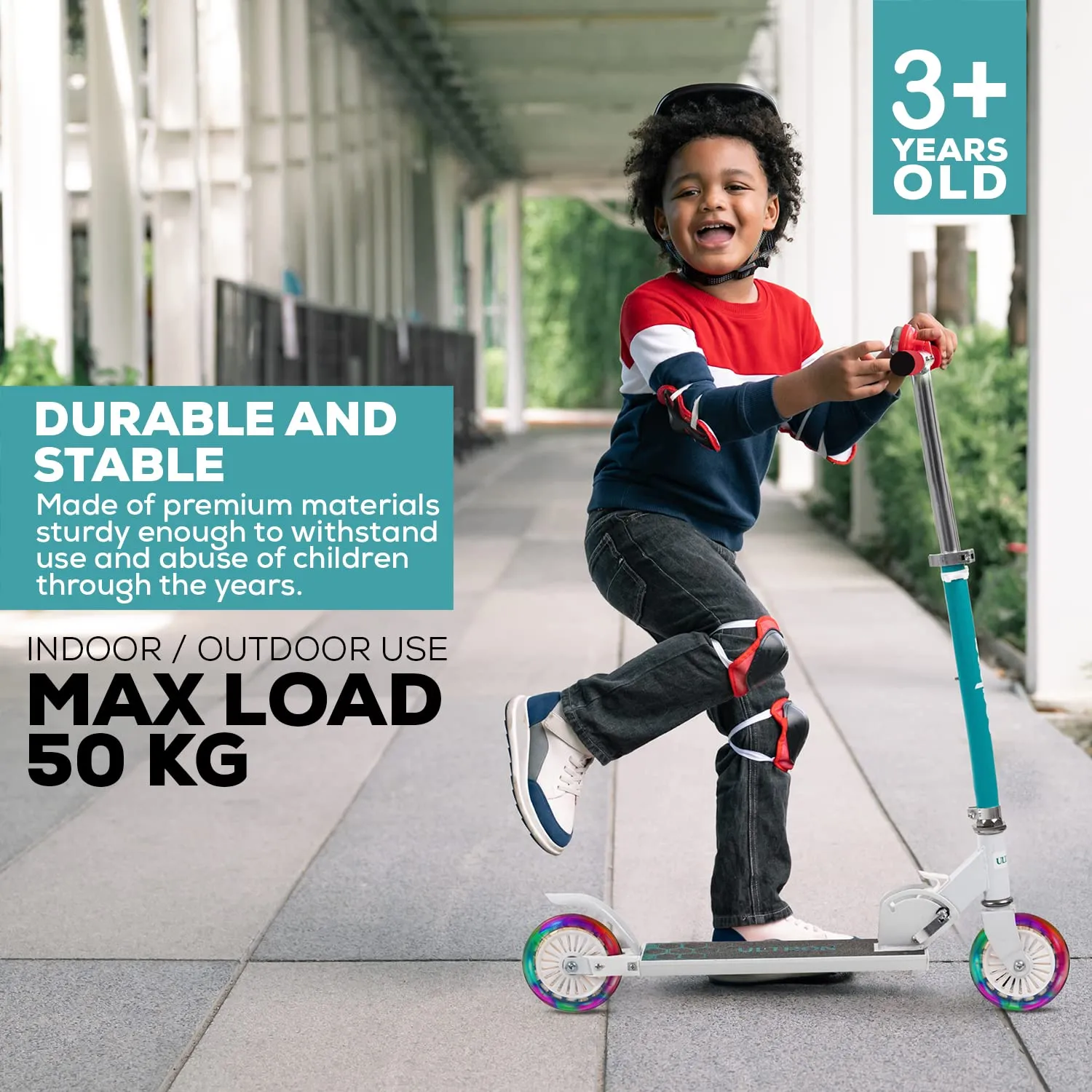 Baybee Ultron 2 Wheel Kids Skate Scooter with Foldable & 4 Height Adjustable Handle
