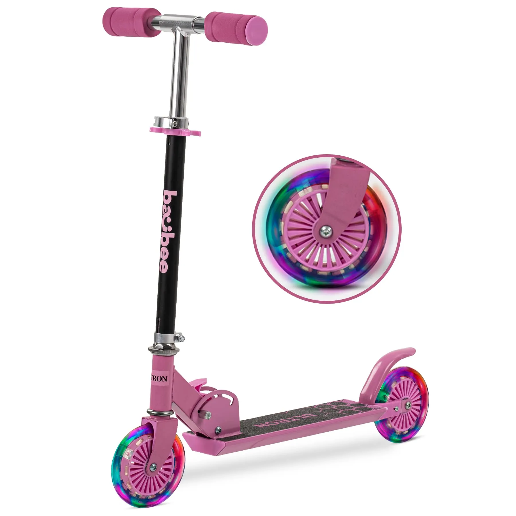Baybee Ultron 2 Wheel Kids Skate Scooter with Foldable & 4 Height Adjustable Handle