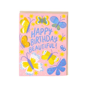 Beautiful Butterfly Birthday Card