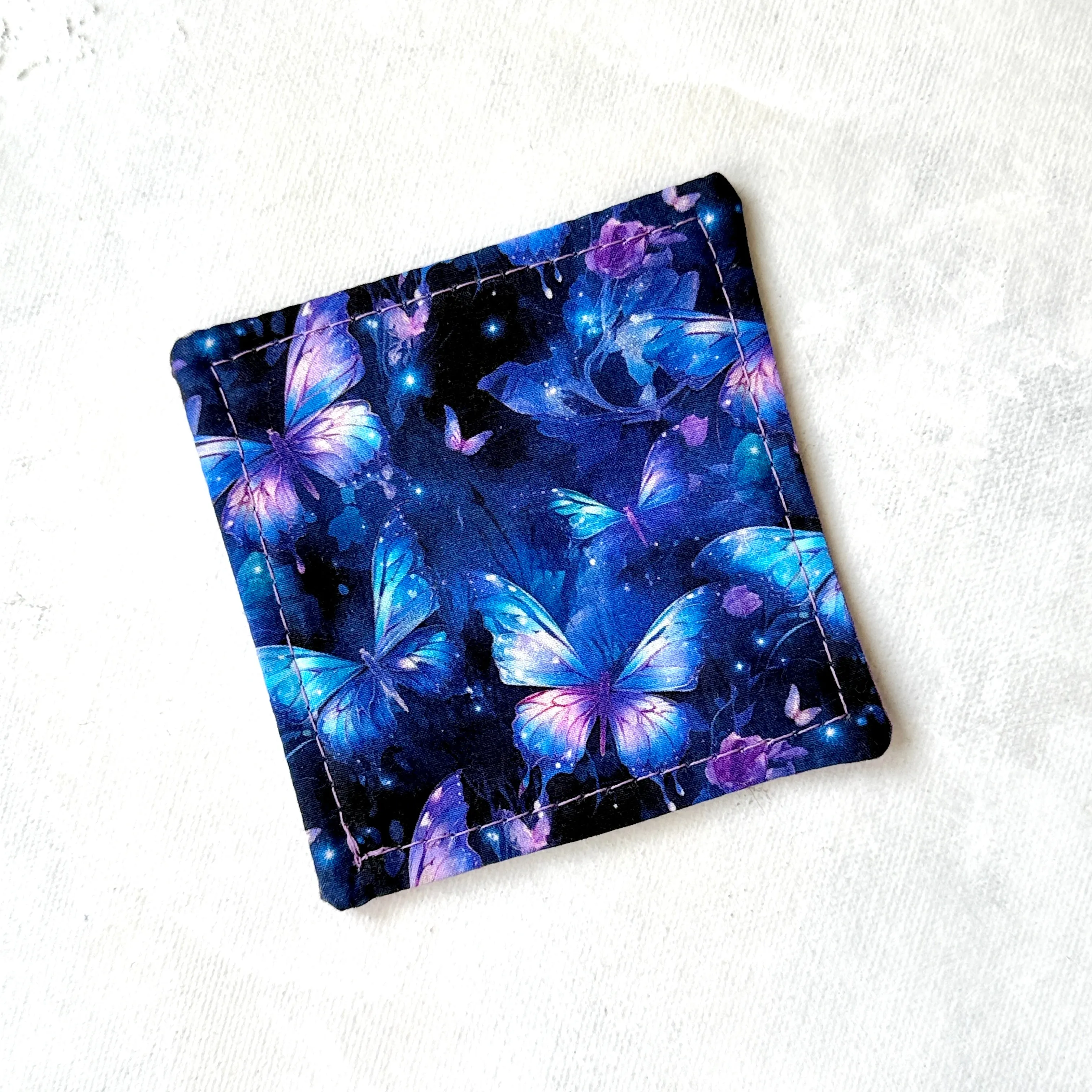Beautiful Butterfly Fabric Bookmark