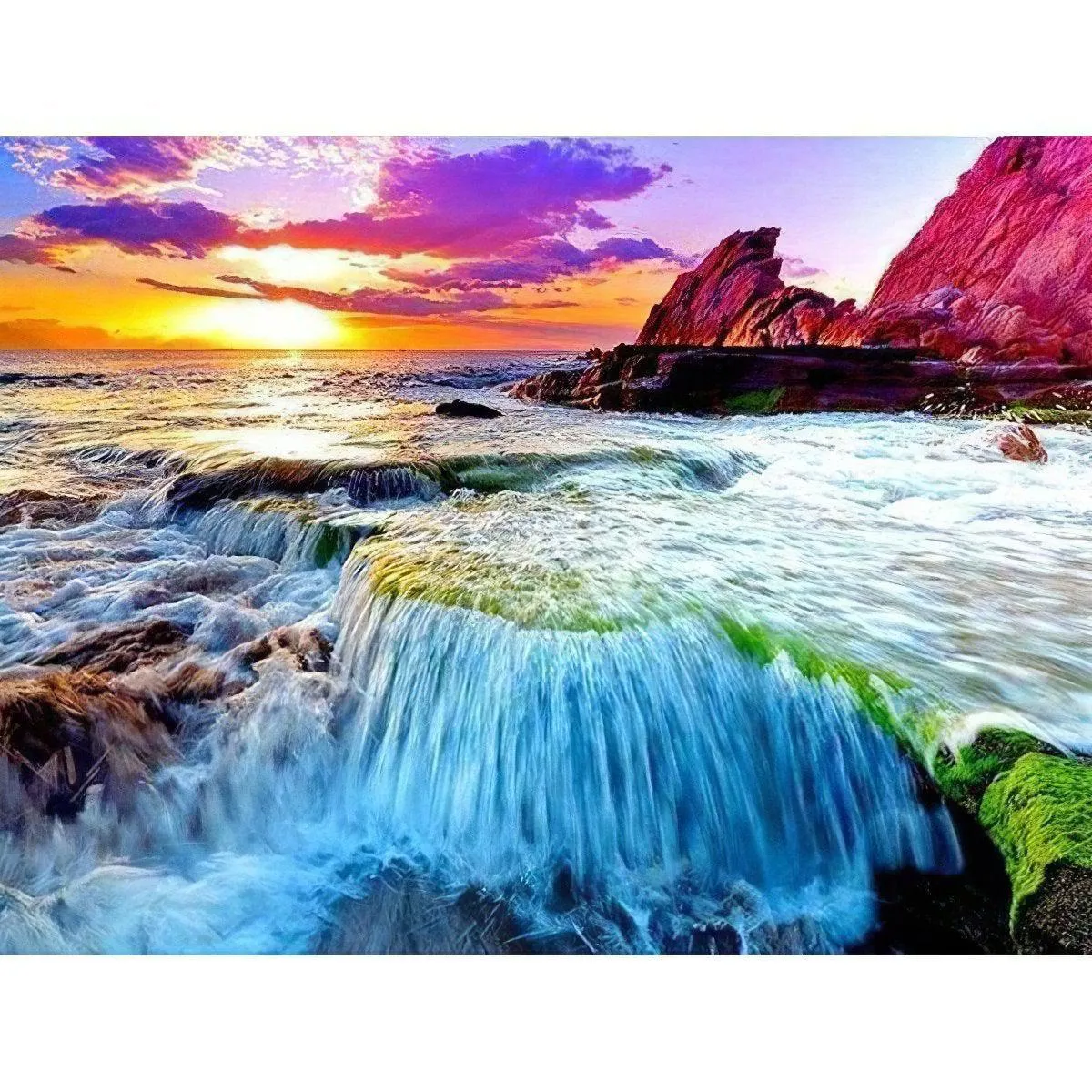 Beautiful Rainbow Waterfall