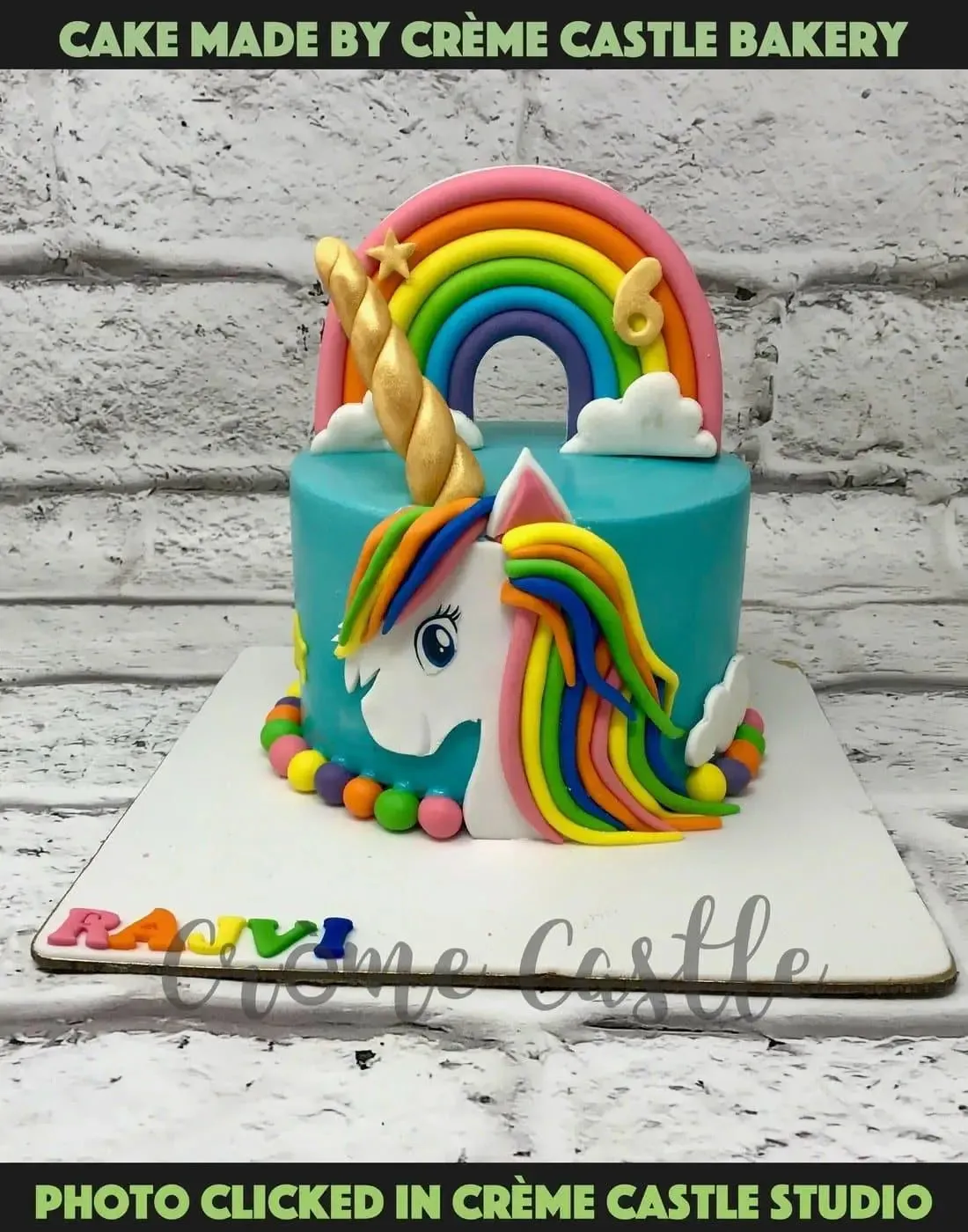 Beautiful Unicorn Design Cake