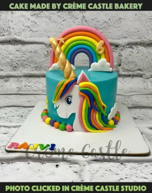 Beautiful Unicorn Design Cake