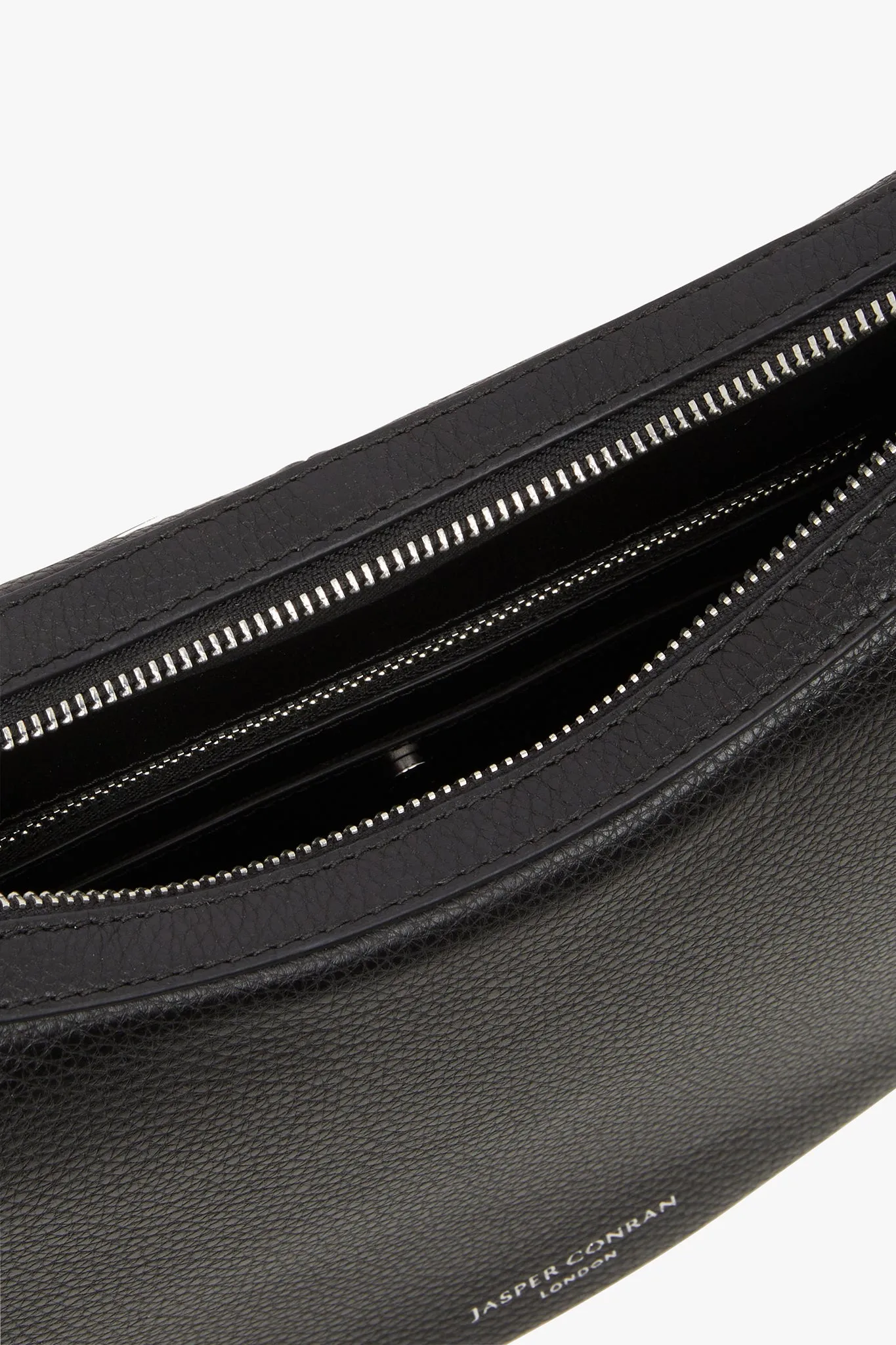 Bee Leather Scoop Shoulder Bag