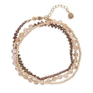 Beloved Citrin Goldfarbig Armband