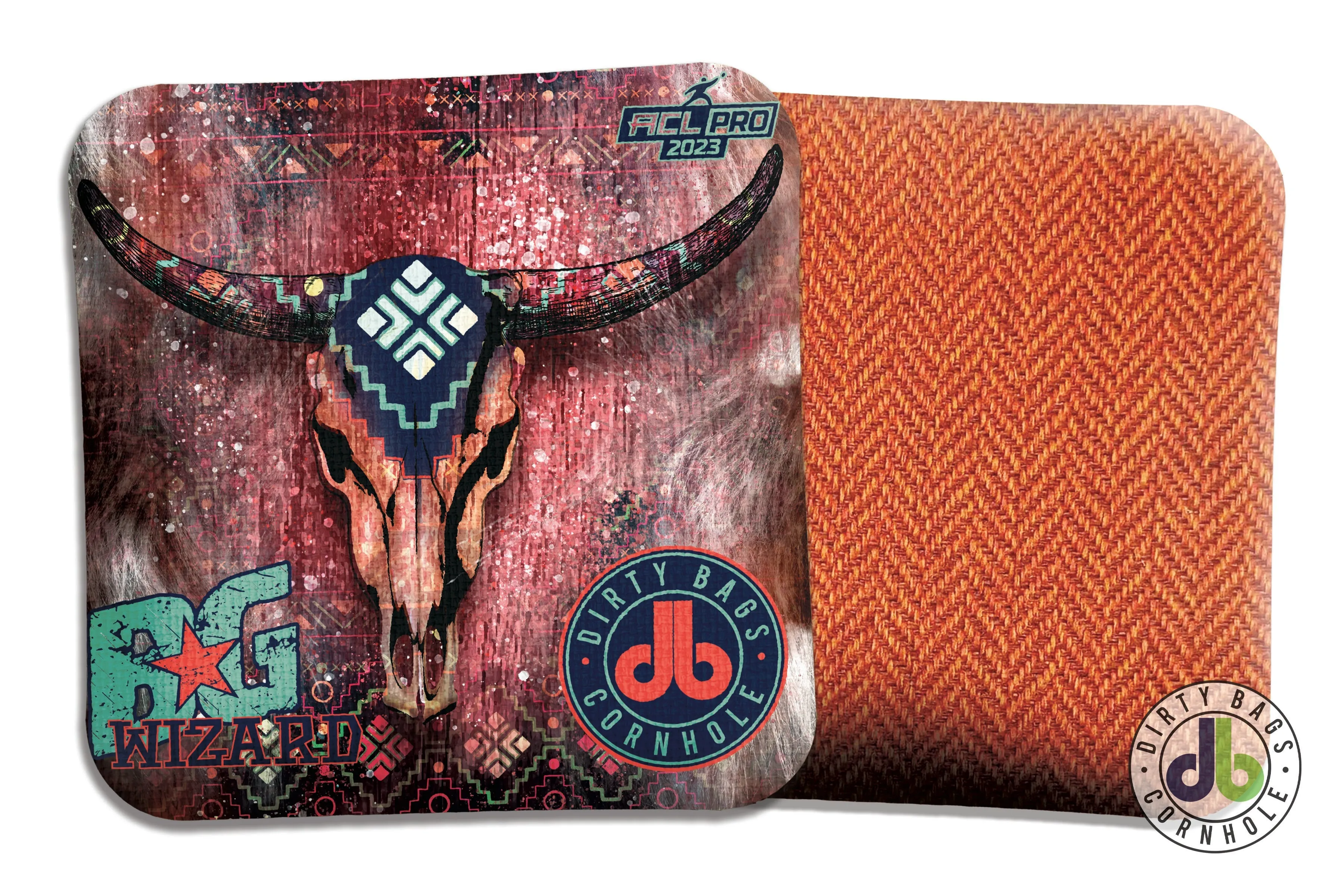 BG Cornhole Wizard -  db Cow Skull Edition