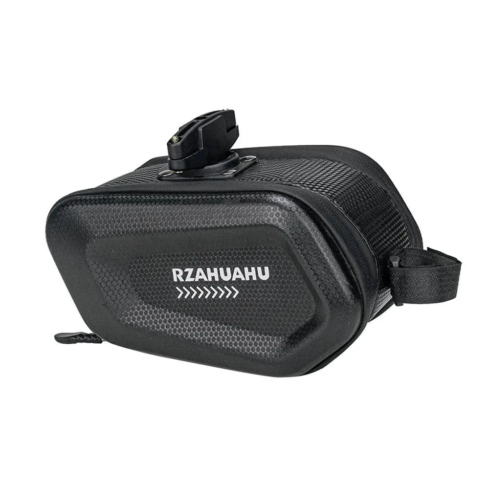 Bicycle Saddle Bag with Taillight Waterproof Hard Shell Bike Under Seat Bag Cycling Bike Pannier Bag