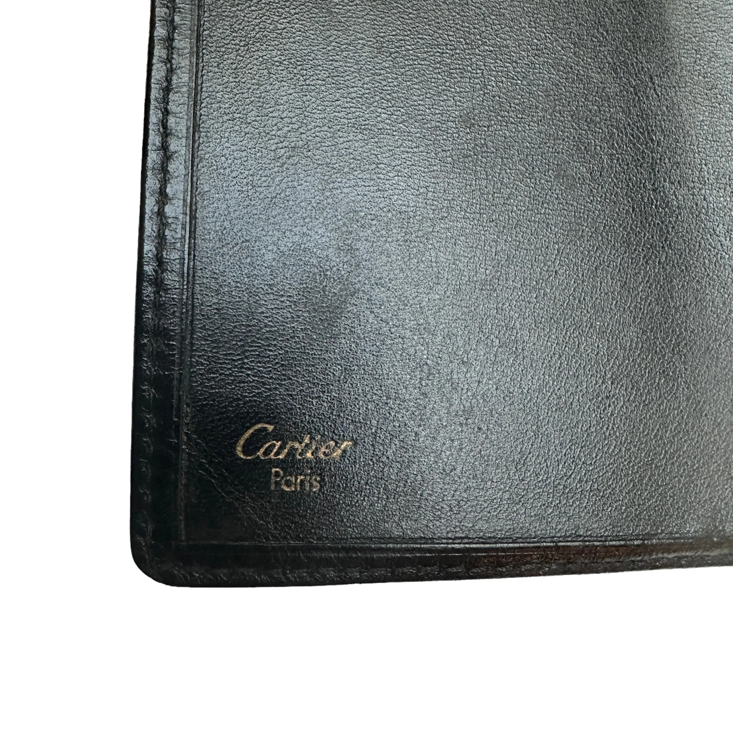 Black Vintage Leather Wallet
