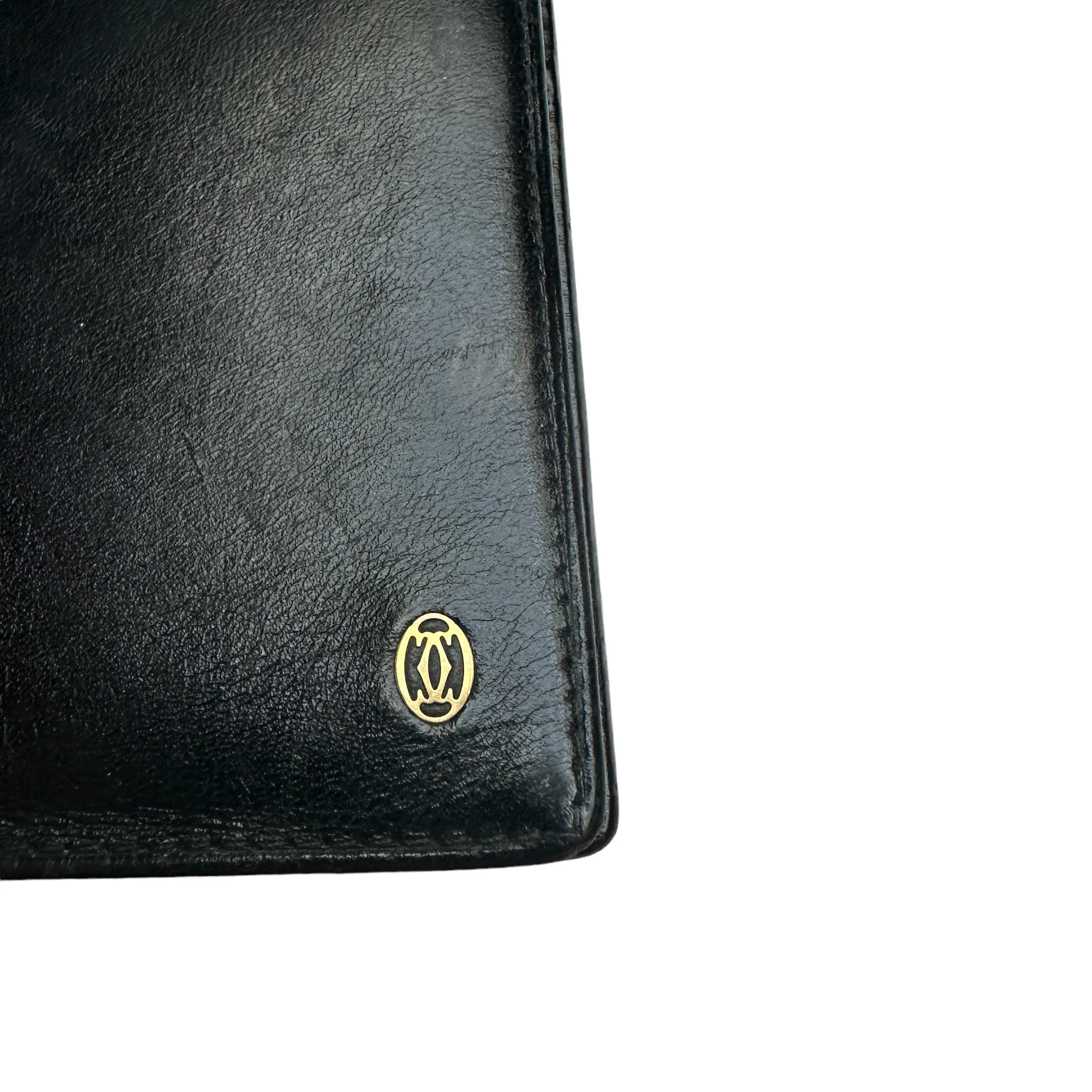 Black Vintage Leather Wallet