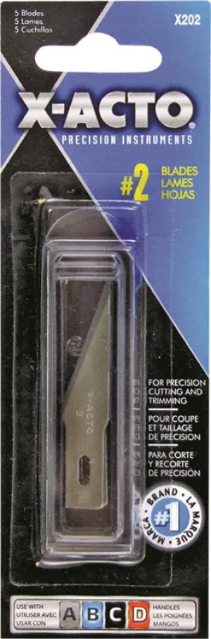Blade Knife Hobby Xacto #2 5pc