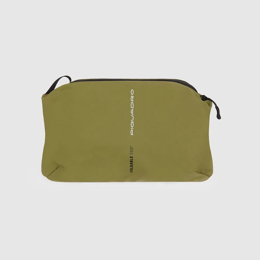 Borsone PIQUADRO Pieghevole in Nylon Riciclato Linea Foldable Colore Nero - BV6008FLD