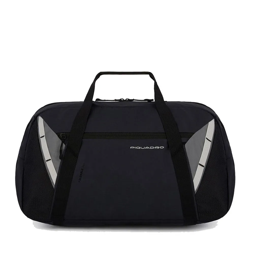 Borsone PIQUADRO Pieghevole in Nylon Riciclato Linea Foldable Colore Nero - BV6008FLD