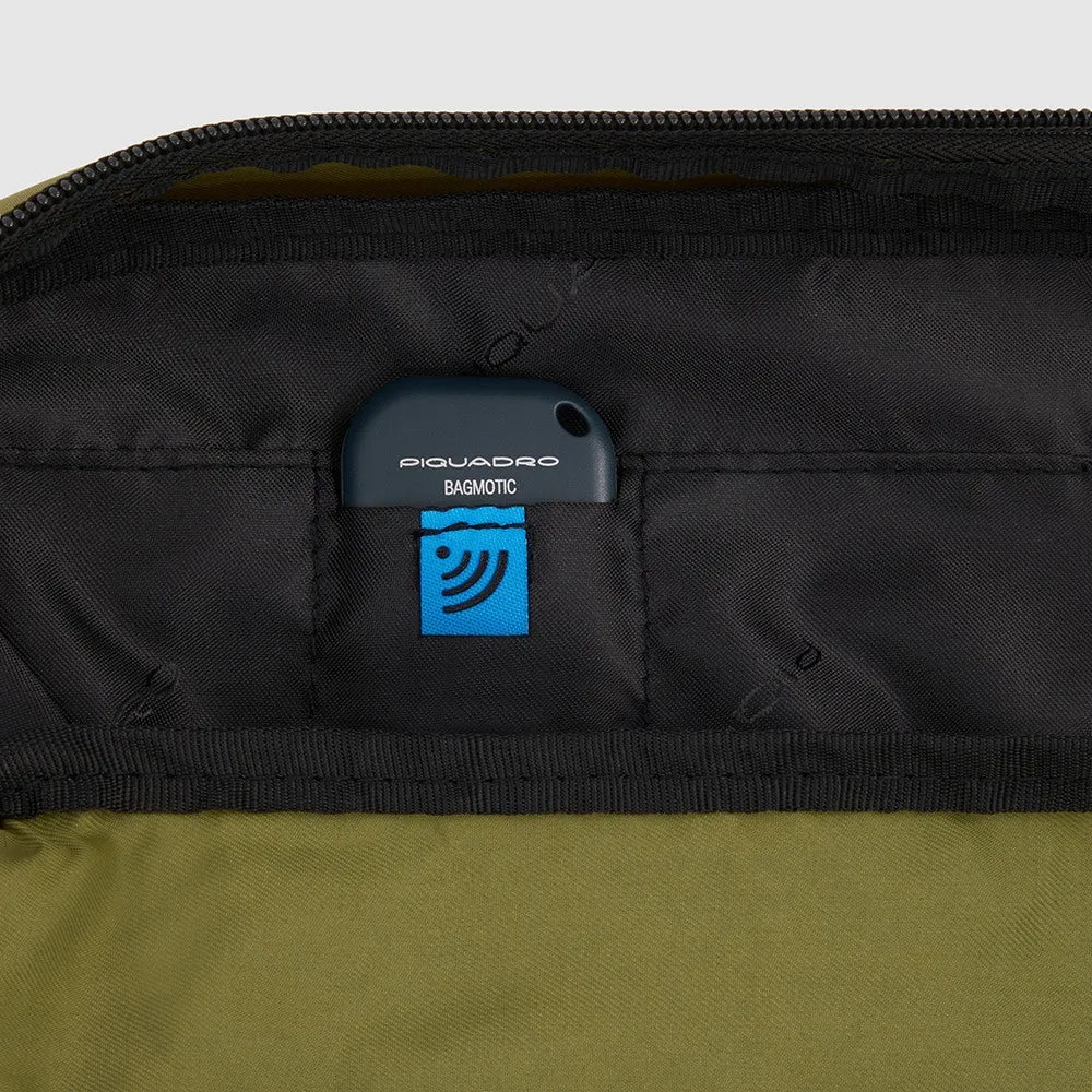Borsone PIQUADRO Pieghevole in Nylon Riciclato Linea Foldable Colore Nero - BV6008FLD
