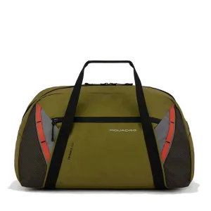 Borsone PIQUADRO Pieghevole in Nylon Riciclato Linea Foldable Colore Verde Militare - BV6008FLD