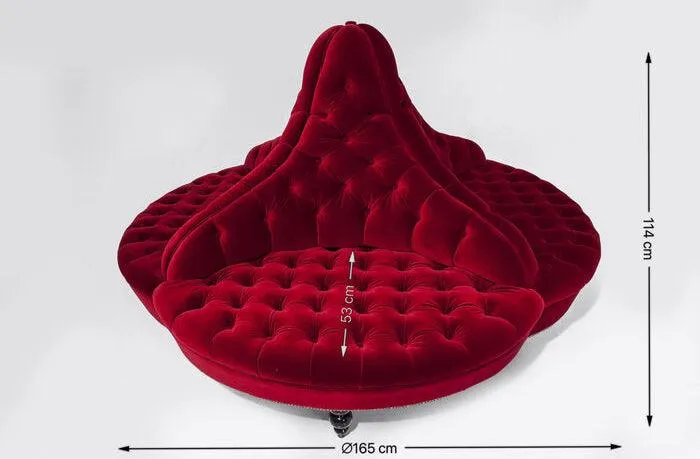 Boudoir Velvet 4 Seater Around Sofa