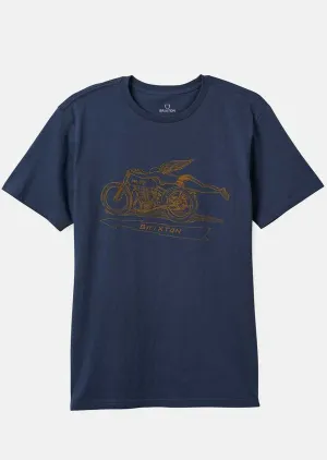 Brixton Men's 20th Anniversary Flyer Tailored T-Shirt