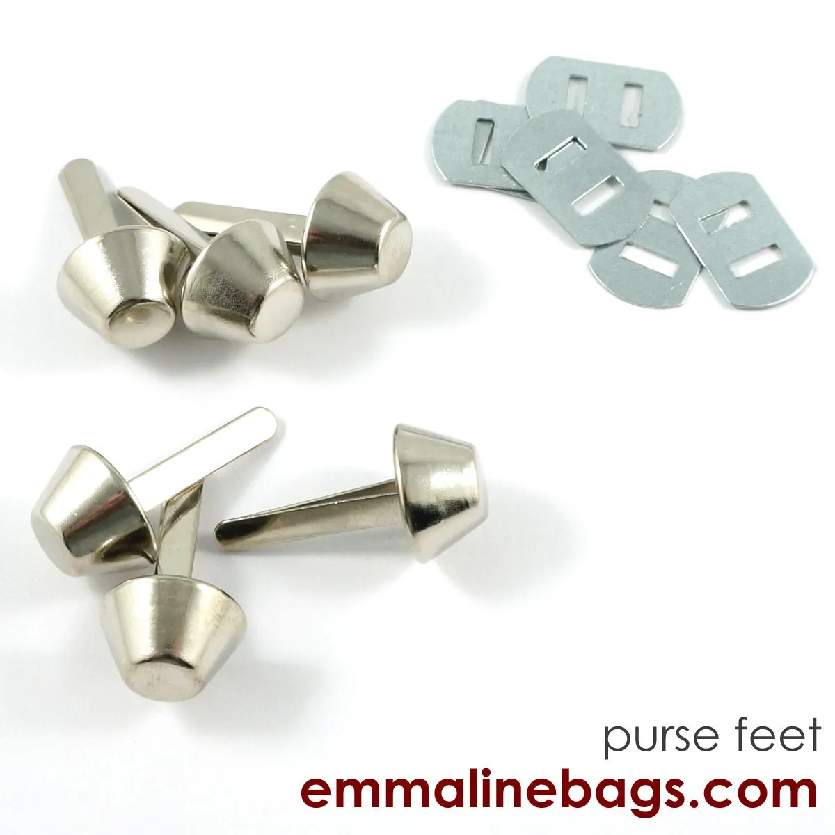 BUCKET Purse Feet: 9/16" (14 mm) (6 pack)