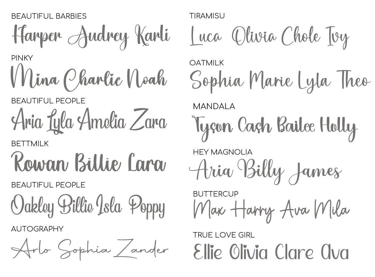 Butterfly Announcement Name Plaque/Birth Details
