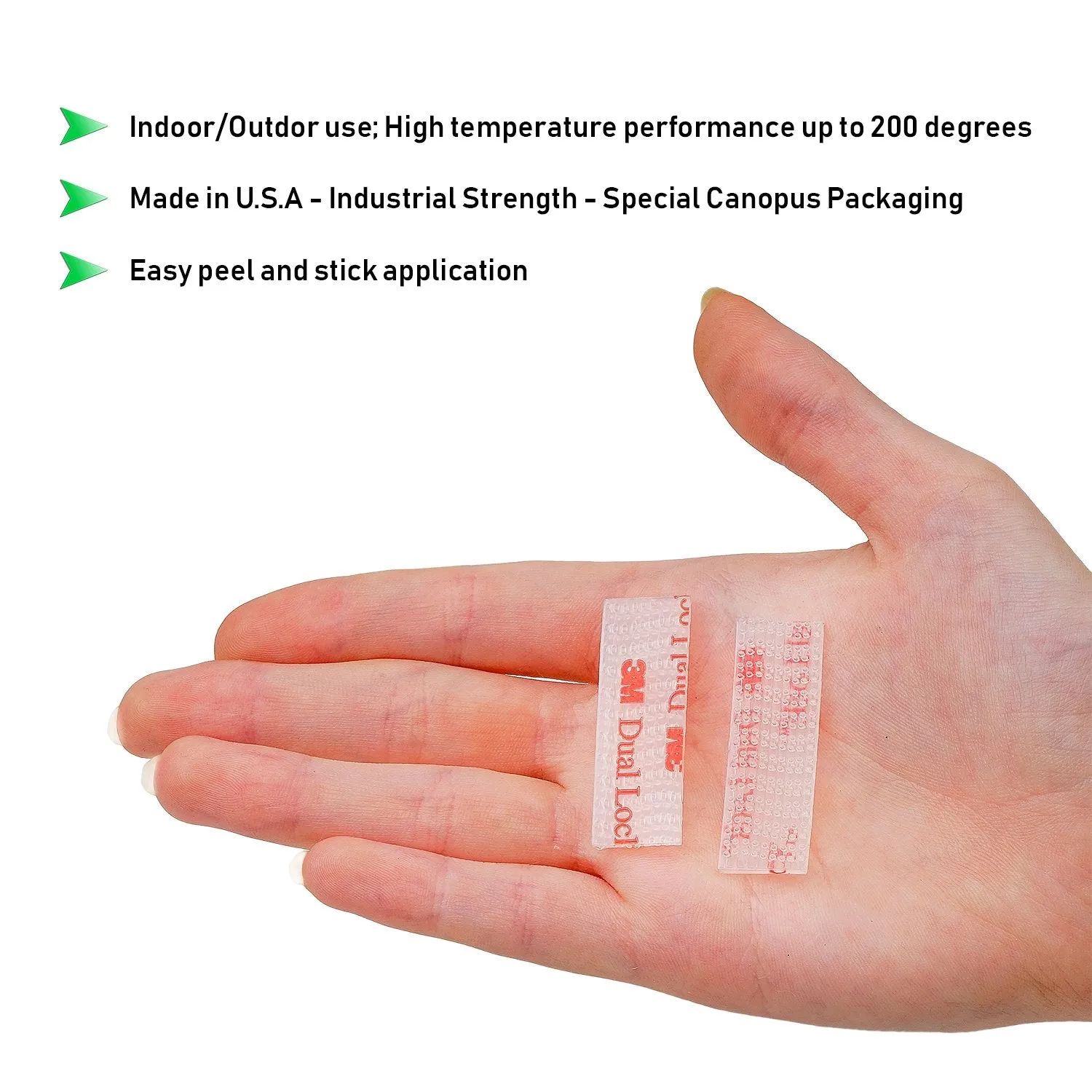 CANOPUS EZPass Mounting Strips: Peel-and-Stick Strips (6 Set) (Pack of 3)