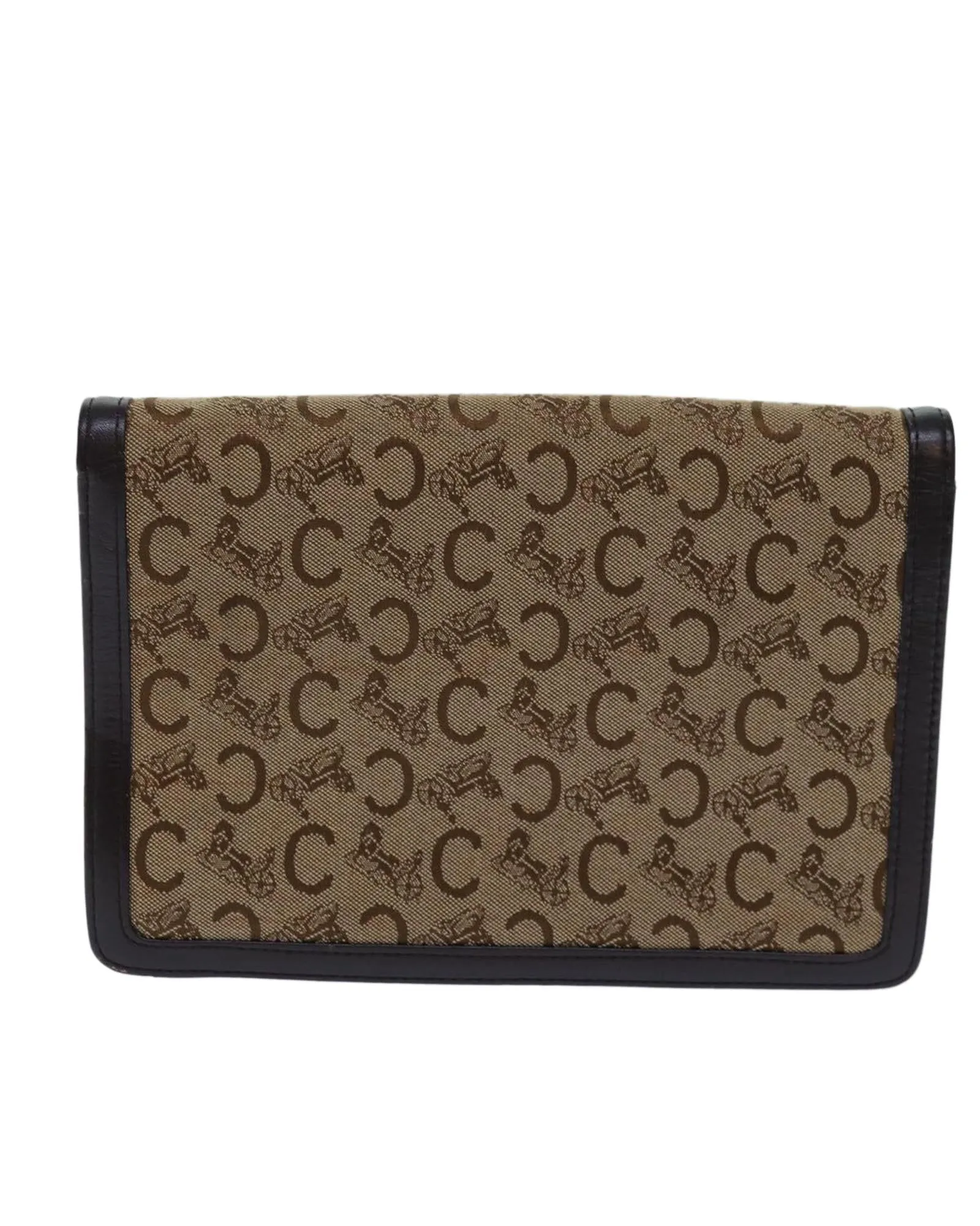 Canvas Shoulder Bag with C Macadam Canvas