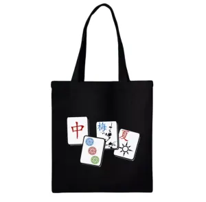 Canvas Tote Mahjong - 5 models