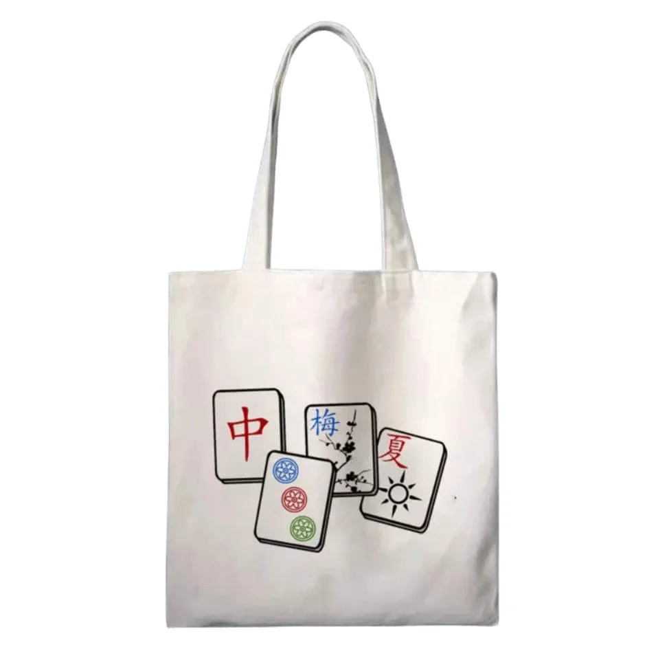 Canvas Tote Mahjong - 5 models